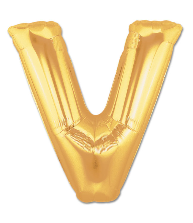 Mayflower distributing 40" Letter V Gold