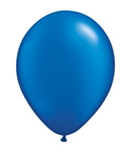 Qualatex 11 Inch Qualatex Latex Balloons 100 ct-Sapphire Blue
