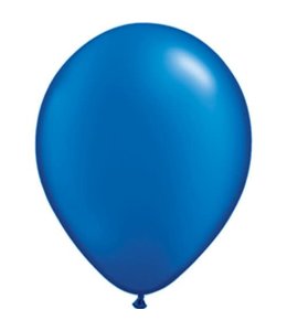 Qualatex 11 Inch Qualatex Latex Balloons 100ct-Sapphire Blue