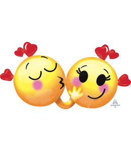 Anagram 36 Inch Mylar Balloon Shape-Emoticons In Love