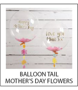 Bubblegum Balloons Balloon Tail-Mother's Day