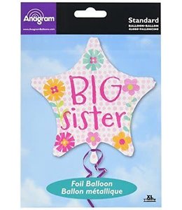 U.S Balloon 18" Big Sister Star Standard Star Xl