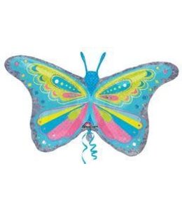 Anagram 32'' Bright Blue Butterfly Shp