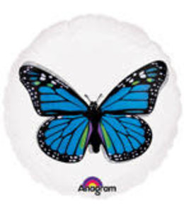 U.S Balloon 18" Butterfly Blue