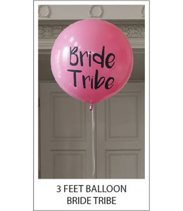 Bubblegum Balloons 3 ft (36 Inch) Printed Latex Balloon-Bride Tribe