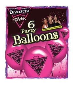 Forum Novelties 11" Balloons Divorced Diva