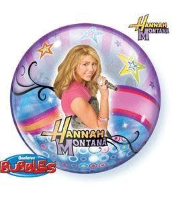 Qualatex 22 Inch Bubble Balloon-Hannah Montana