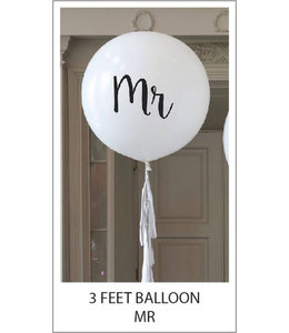Bubblegum Balloons 3 ft (36 Inch) Printed Latex Balloon-Mr.