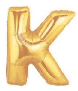 Betallic 40" Letter K Gold