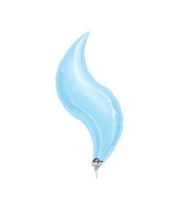 Anagram 28 Inch Mylar Balloon Curve Blue