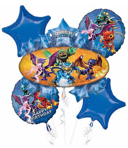 Anagram Balloon Bouquet-Skylander Birthday