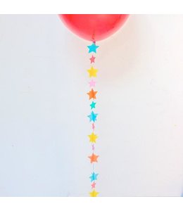 Bubblegum Balloons Balloon Tail-Rainbow Star