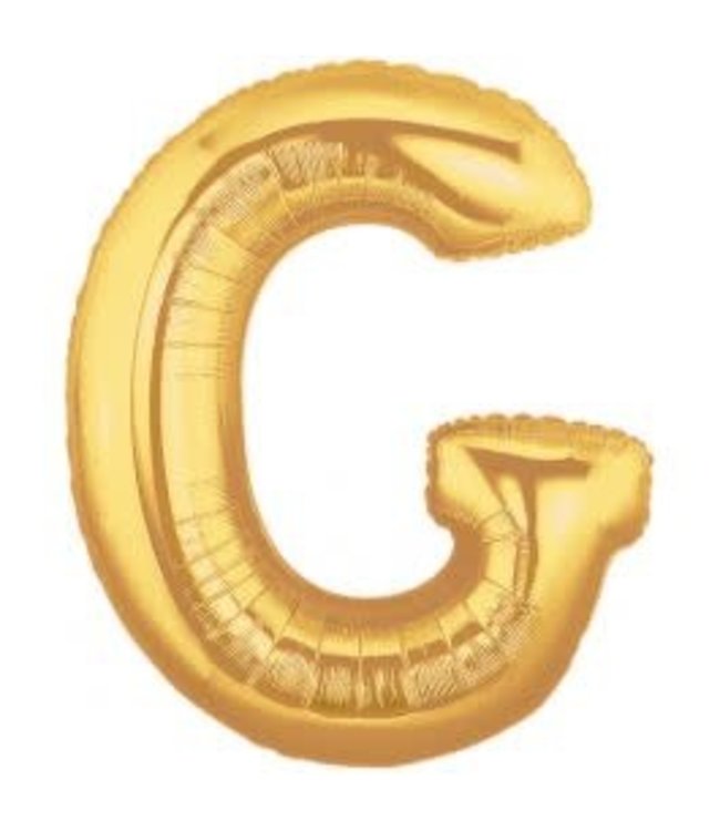 Betallic 40 Inch Mylar Balloon Letter G Gold