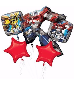 Anagram Balloon Bouquet-Transformers Birthday