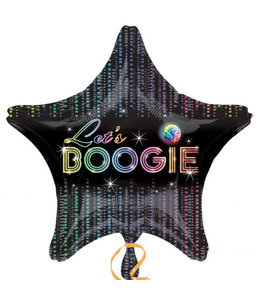 Anagram 18 Inch Mylar Balloon-70s Disco Fever-Lets Boogie