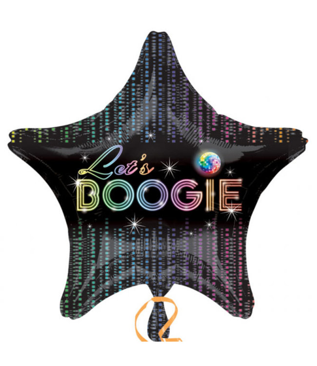 Anagram 18 Inch Mylar Balloon-70s Disco Fever-Lets Boogie