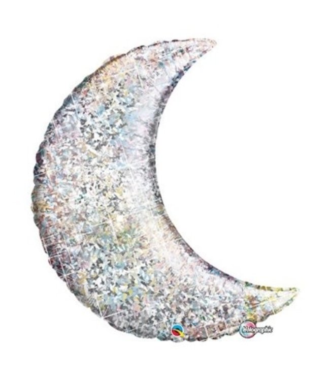 Qualatex 35'' Crescent Moon - Holo