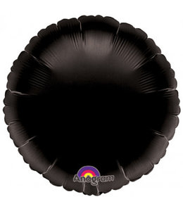 Anagram 18" Round Mylar - Mtlc Black