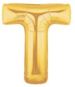 Betallic 40" Letter T Gold