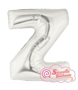 Betallic 40 Inch Mylar Balloon Letter Z Silver