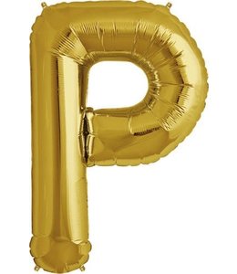 North Star Balloons 34" Letter P Gold