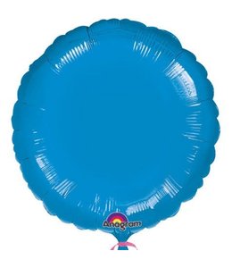 Anagram 18 Inch Round Mylar Balloon Magicolor-Sapphire Blue