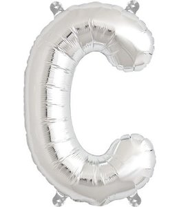 North Star Balloons 16" Letter C Silver