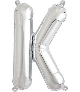 North Star Balloons 16 Inch Airfill Balloon Letter K Silver