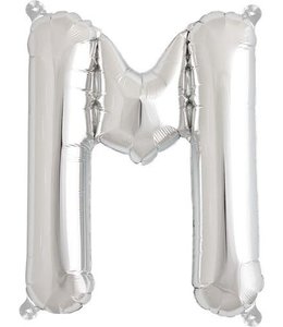 North Star Balloons 16" Letter M Silver