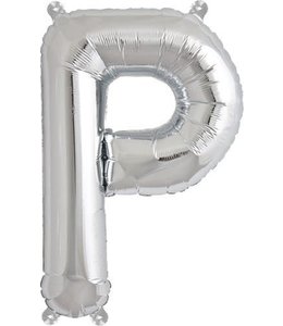 North Star Balloons 16 Inch Airfill Balloon Letter P Silver