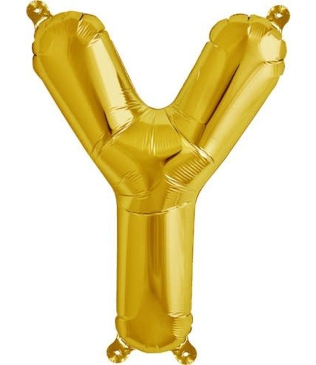 North Star Balloons 16" Letter y Gold