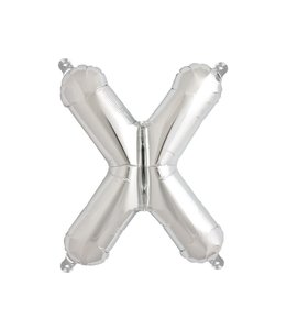 North Star Balloons 16" Letter X Silver