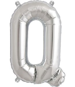 North Star Balloons 16 Inch Airfill Balloon Letter Q Silver