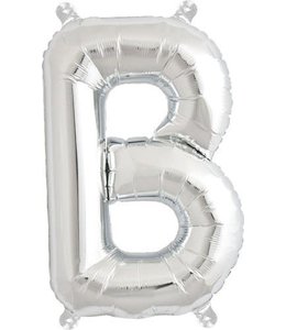 North Star Balloons 16" Letter B Silver