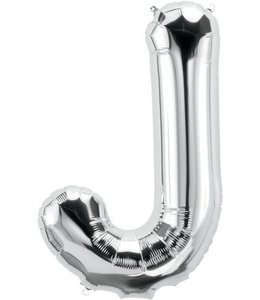 North Star Balloons 16" Letter J Silver