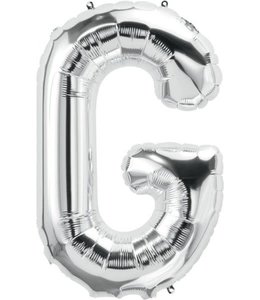 North Star Balloons 16 Inch Airfill Balloon Letter G Silver