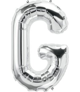 North Star Balloons 16" Letter G Silver