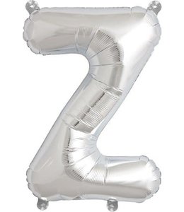 North Star Balloons 16 Inch Airfill Balloon Letter Z Silver