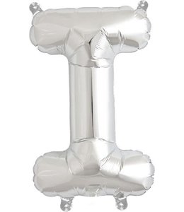 North Star Balloons 16" Letter I Silver