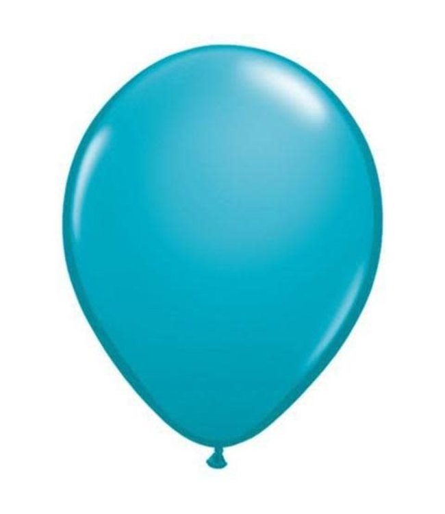 LA Balloons 5 Inch Qualatex Latex Balloons 100 ct-Tropical Teal