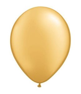 Qualatex 5 Inch Qualatex Latex Balloons 100 ct-Gold