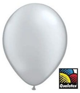 Qualatex 5 Inch Qualatex Latex Balloons 100 ct-Silver