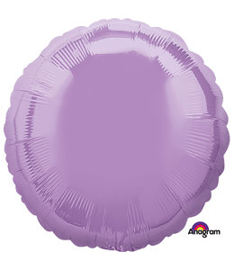 Anagram 18 Inch Round Mylar Balloon Decorator Pearl Lavender