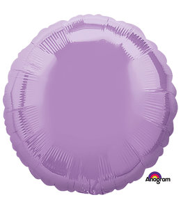 Anagram 18" Round Mylar Decorator Pearl Lavender