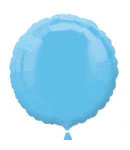 Anagram 18 Inch Round Mylar Balloon Pale Blue