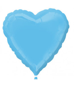 Anagram 18 Inch Mylar Balloon-Heart Pale Blue