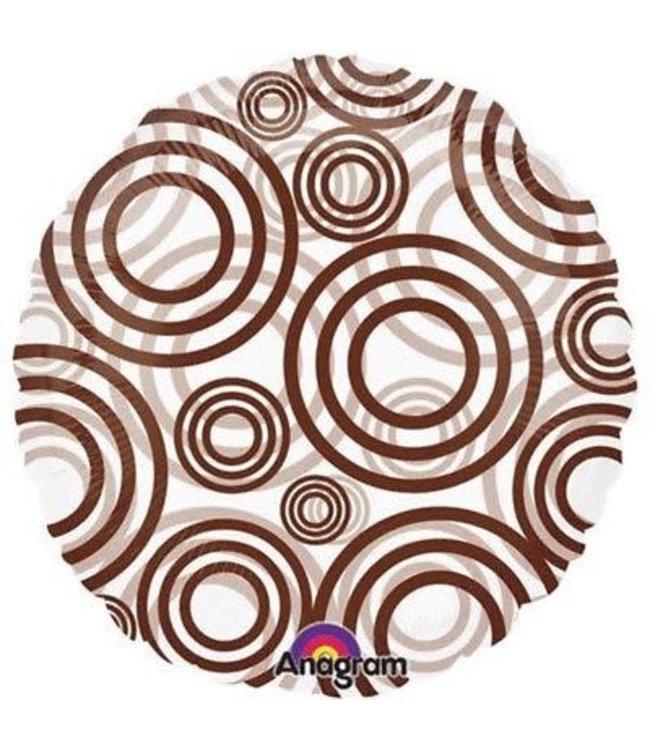 Anagram 18" Magicolor Circles Brown