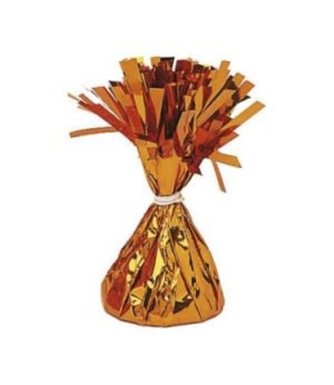Amscan Inc. Balloon Foil Small Weight-Orange