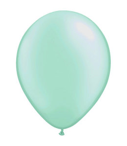Tuf Tex 17 Inch Jumbo Round Latex Balloons 50 ct-Mint Green