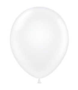 Tuf Tex 17 Inch Jumbo Round Latex Balloons 50 ct-White